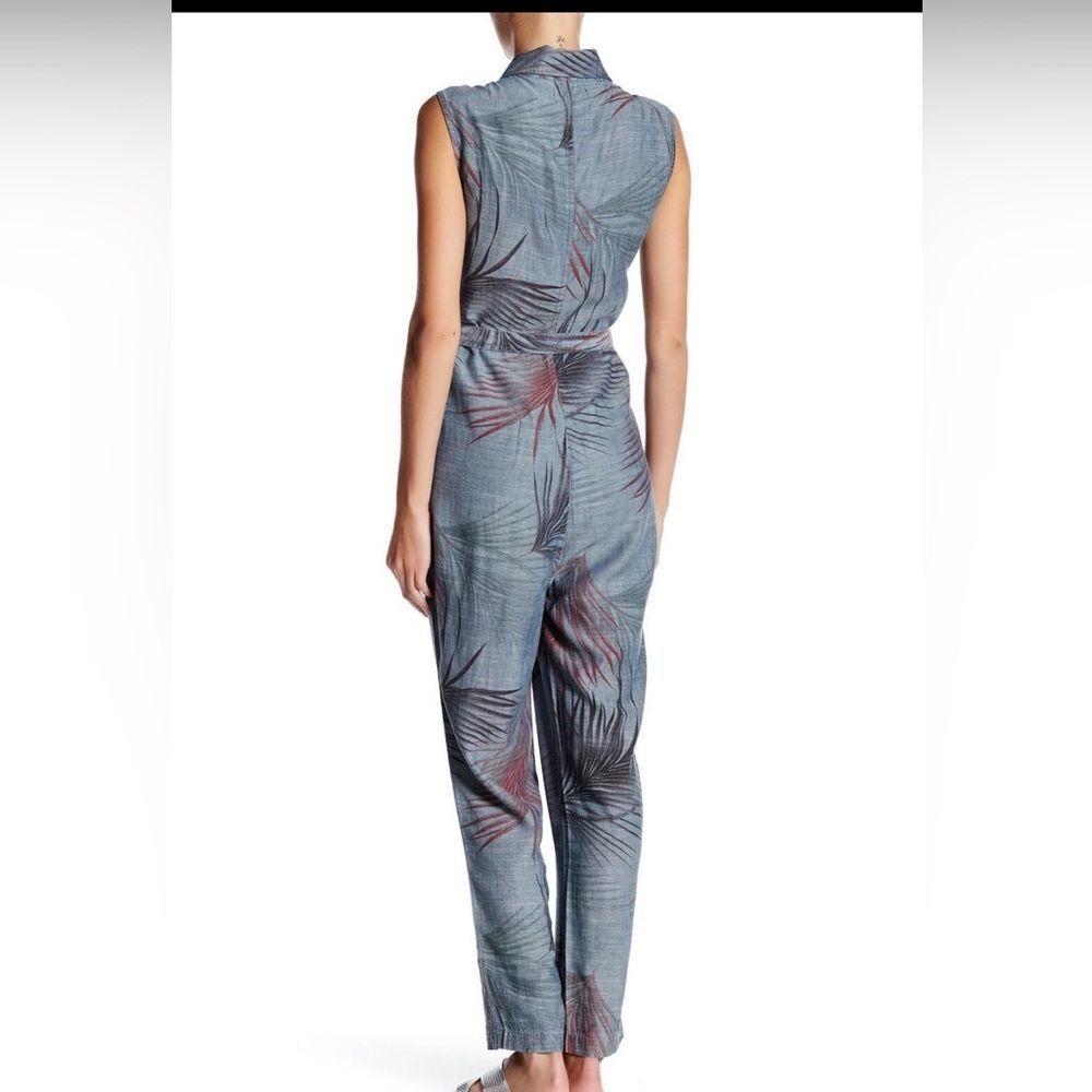 Level 99 Anthropologie Brie Linen Blend Romper Jumpsuit Small - Picture 2 of 11